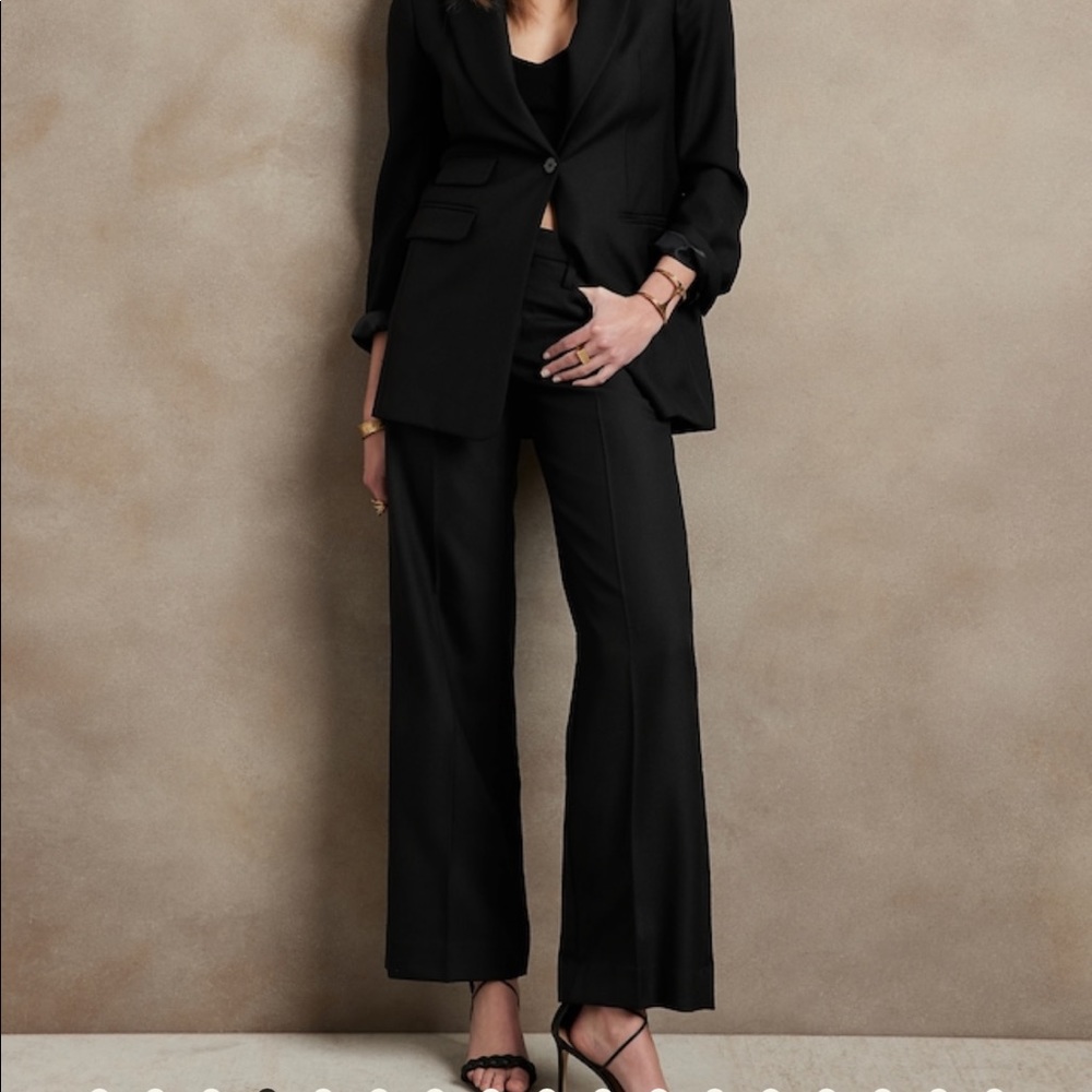 NWT Banana Republic Wide Leg Wool Pants